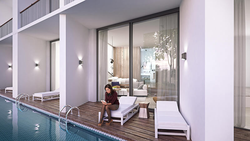 Wave Hotel Room